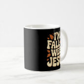 I'm Fall-o-ween Jesus Halloween Christian Groovy P Koffiemok (Voorkant rechts)