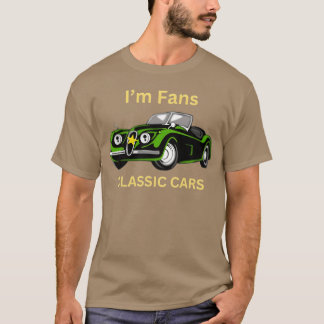 IM FANS CLASIEKE AUTO'S T-SHIRT meisje