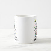 "I'm Fine" Holiday Stress Black Cat Mug  (Centre)