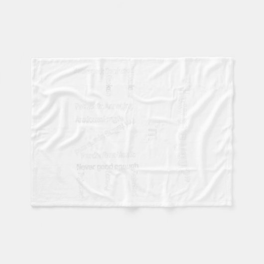 I'm Fine Suicide Prevention Awareness Mental Healt Fleece Deken (Voorkant (Horizontaal))