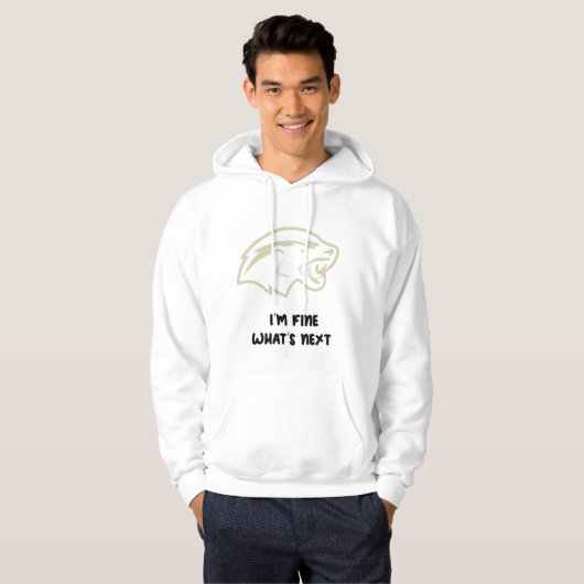 i'm fine what's next hoodie (Voorkant volledig)