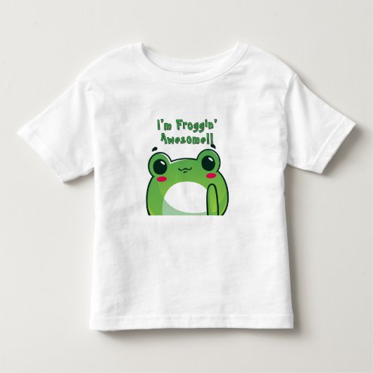 "I'm Froggin' Awesome" - Cool de T-Shirt sur le th (Devant)