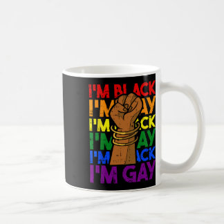 IM Gay Black Geschiedenis Maand Mannen Vrouwen Pow Koffiemok