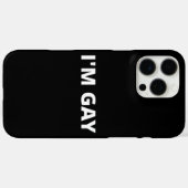I'm Gay Case-Mate iPhone Case (Achterkant (horizontaal))