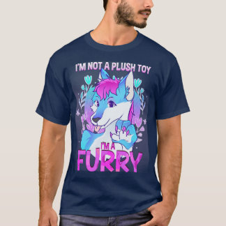 Im geen pluche speelgoed Im a I Furries Fandom 17 T-shirt