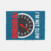 I'm Governed Speed Limiter Funny Trucker Truck Dri Fleece Deken (Voorkant (Horizontaal))