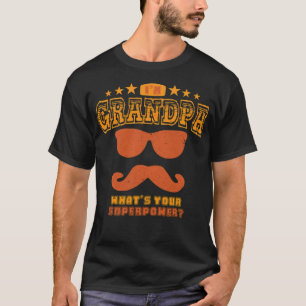 Im Grandpa laat je Superpower yoga grappige yoga z T-shirt