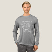 I'm Having a Sloth Day Tri-Blend Shirt (Voorkant)