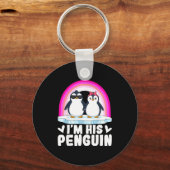 I'm Her Penguin Matching Couple Valentine Love Hea Sleutelhanger (Voorkant)