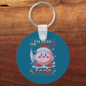 I'm Here For Christmas Food  Sleutelhanger (Voorkant)