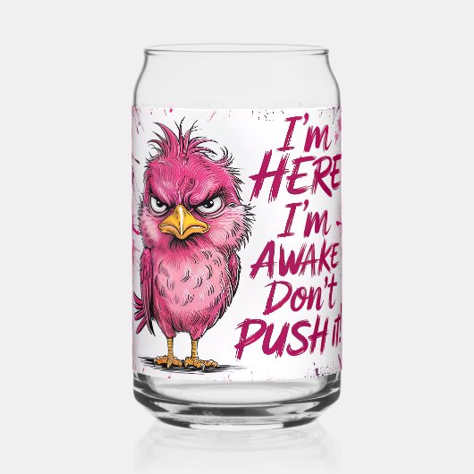 I'm Here I'm Awake Don't Push It Wrap (Verso)