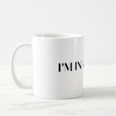 I'm in a Mood Mug | Funny Minimalist Coffee Cup (Gauche)