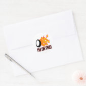 Im in brand ronde sticker (Envelop)