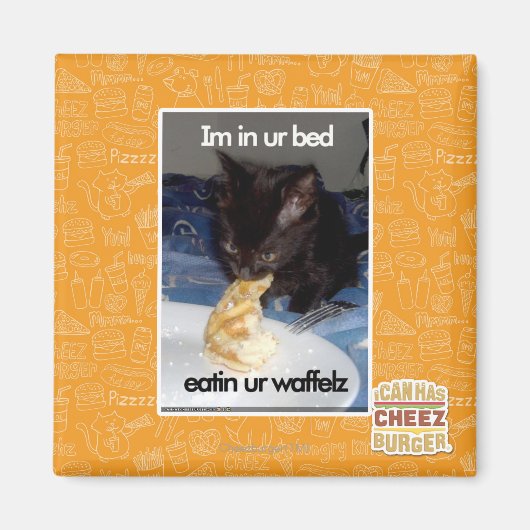 Im in ons bed magneet (Voorkant)