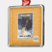 Im in ons bed metalen ornament (Links)