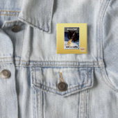 Im in ons bed vierkante button 5,1 cm (In situ)