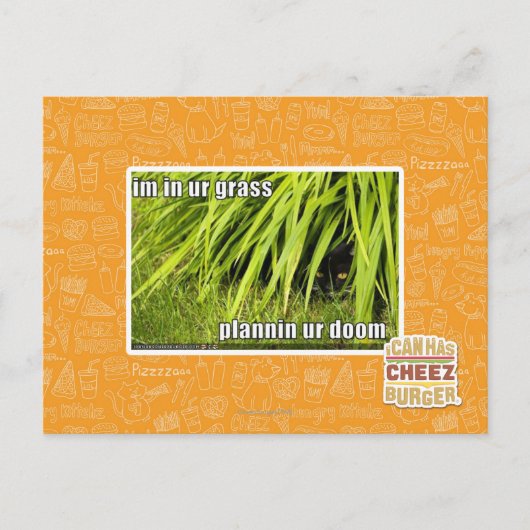 im in ons gras briefkaart (Voorkant)