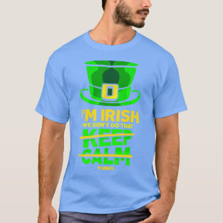 Im Irish we doen het pet niet met kalm hing Leprec T-shirt