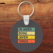I'm Javien Doing Javien Things Funny D Quote  Sleutelhanger (Voorkant)