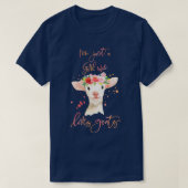 Im Just A Girl Who Loves Goats (2) T-shirt (Design voorkant)