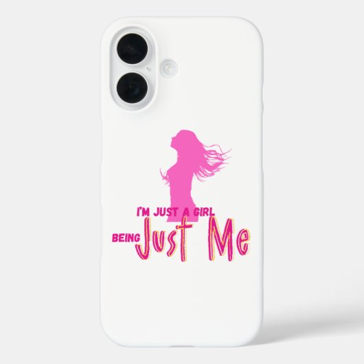 im just girl Case-Mate iPhone case (Achterkant)