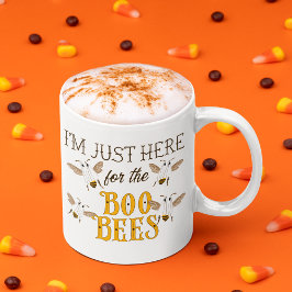 I'm Just Here for the Boo Bees Funny Halloween Koffiemok
