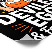 Im Just Here For The Deviled Eggs Family Drama Tha Poster (Hoek)