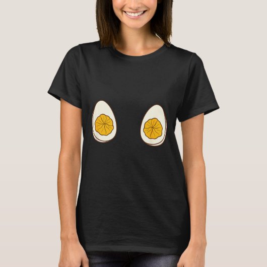 I'm Just Here For The Deviled Eggs Funny Couple  T-shirt (Voorkant)