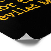 I'm Just Here For The Deviled Eggs Thanksgiving Fu Poster (Hoek)