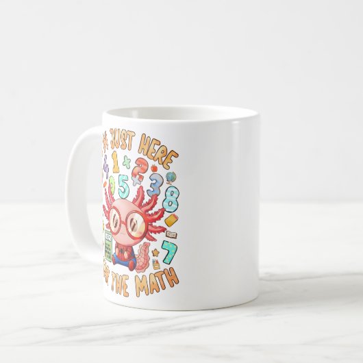 Im Just Here For The Maths Funny Mug (Devant gauche)