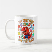 Im Just Here For The Maths Funny Mug (Gauche)