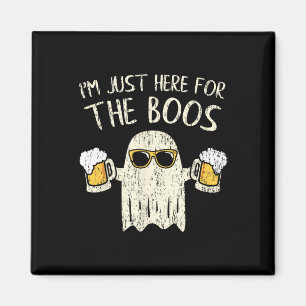 Im Just Here voor de Boos Fun Gift Halloween Ghos Magneet