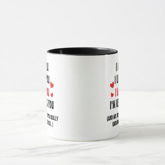 I'm Keeping You Personalized Valentine's Day Mug Mok (Midden)