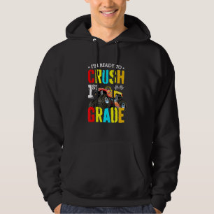 Im klaar om de eerste klas-jongen-monster terug te hoodie