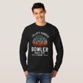 I'm Left Handed Bowler What's Your Excuse Bowling T-shirt (Voorkant volledig)