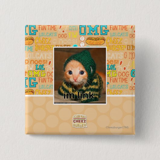 im link vierkante button 5,1 cm (Voorkant)