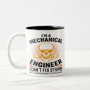 Im Mechanical Engineer Tweekleurige Koffiemok