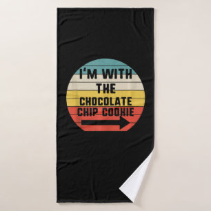 IM met chocolade chip cookie Cook Gift Badhanddoek