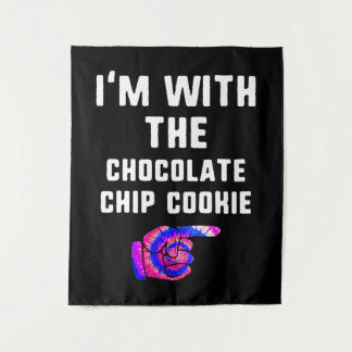 IM met chocolade chip cookie | Tie Dye Products Wandkleed