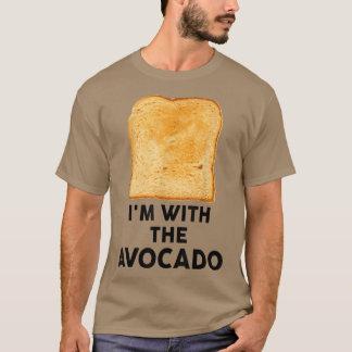 Im met de Avocado Kinder Adult Toast Halloween Cos T-shirt