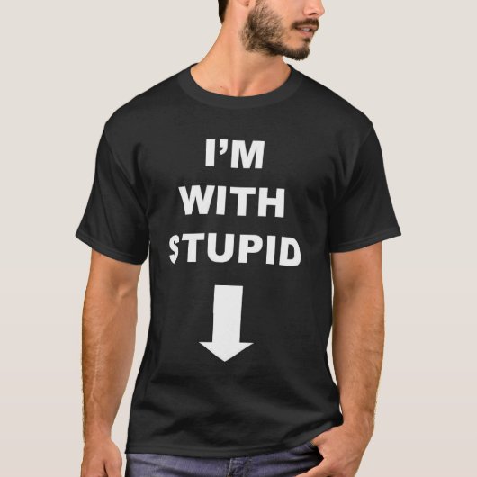 Im met stuitbare pijl t-shirt (Voorkant)