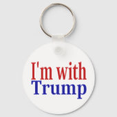 IM met Trump Sleutelhanger (Achterkant)