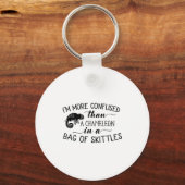 I'm More Confused Than A Chameleon In Bag Of Skitt Sleutelhanger (Voorkant)