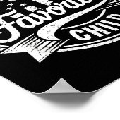 I'm My Mother In Law's Favorite Child Funny Parent Poster (Hoek)