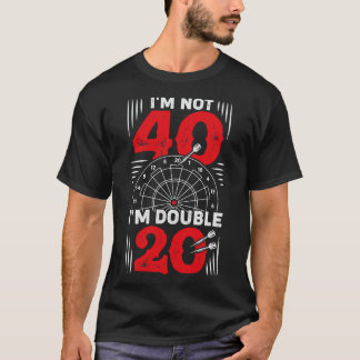 Im niet 40 Im tweemaal 20 kunstspelerscadeau T-shirt