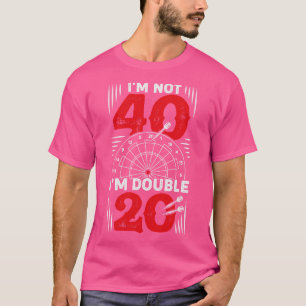 Im niet 40 Im tweemaal 20 kunstspelerscadeau T-shirt