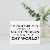 IM NIET GRUMPY BRIEFKAART (Staand voorkant)
