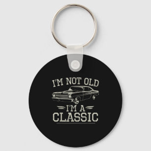 IM Niet Oud IM Clic Grappige Auto Grafische Manne Sleutelhanger