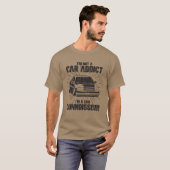 Im not a car addict Im a car connoisseur Car T-shirt (Voorkant volledig)