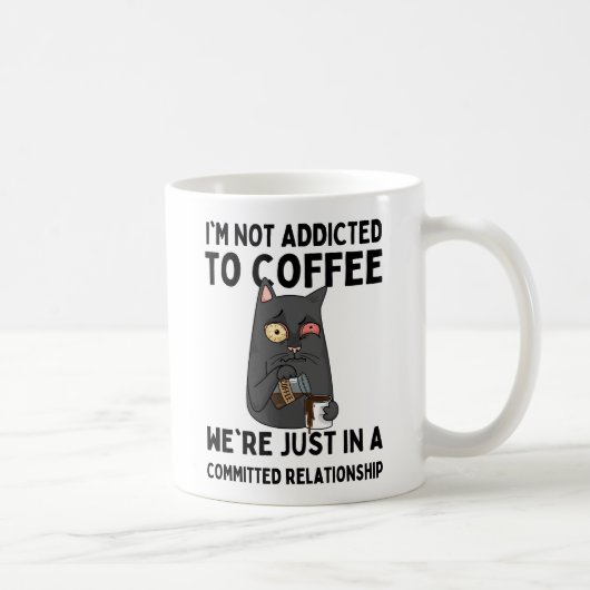 I'm not addicted to coffee koffiemok (Rechts)